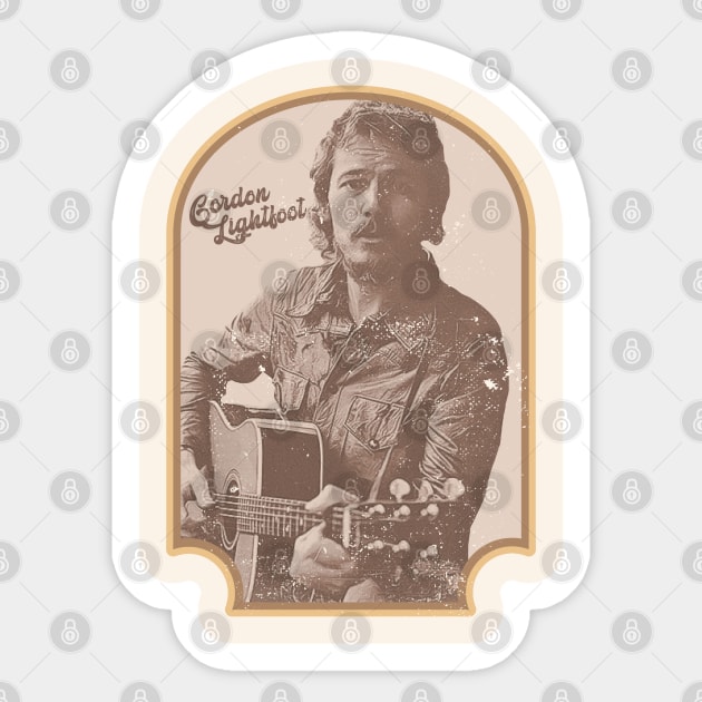 Gordon Lightfoot Sticker by darklordpug